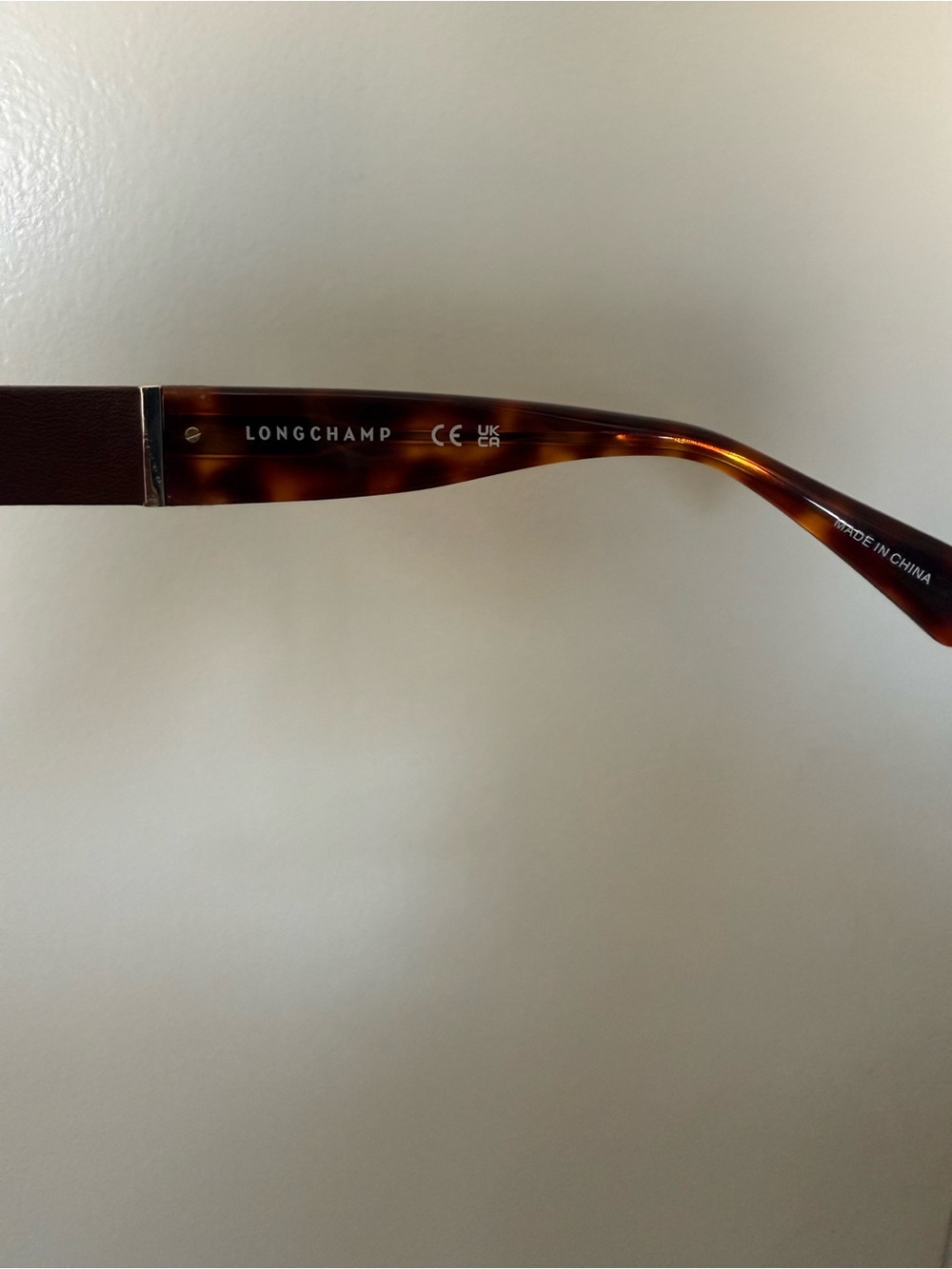 Longchamp Tortoiseshell Cat-Eye Sunglasses - Brown Lenses - Picture 3 of 3